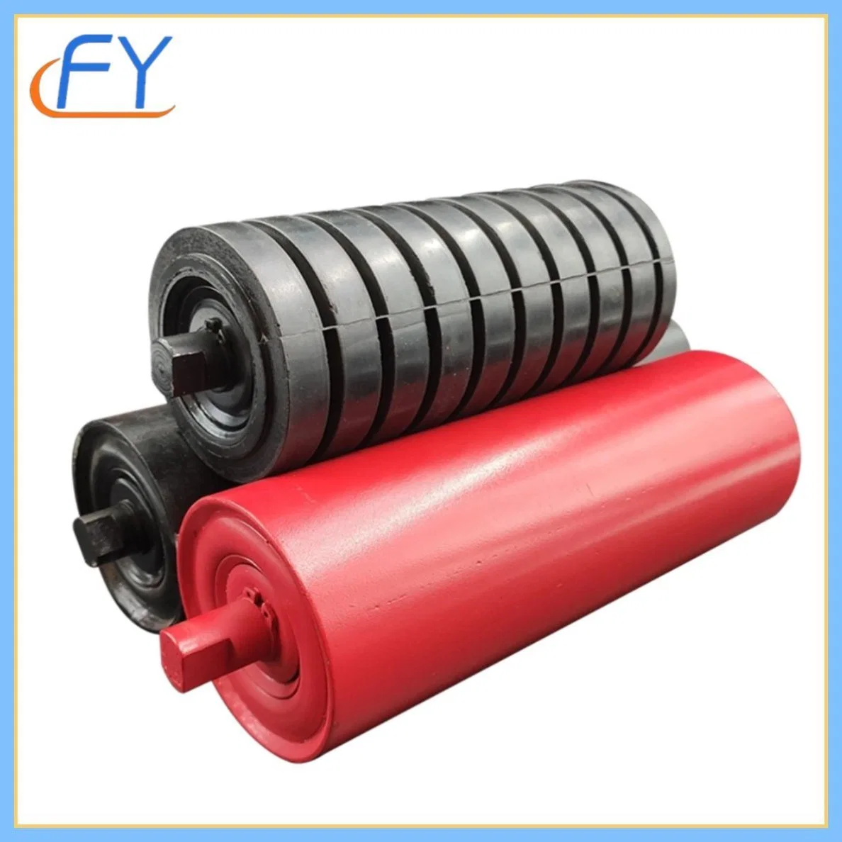 Factory Price Plastic/PVC/Rubber/Paint Steel Conveyor Roller Used for Cement/Coal/Mining/Power Plant