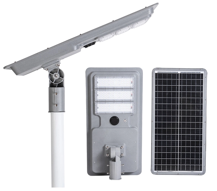 Potente LED de batería inteligente integrada de la luz solar para jardín de carretera calle con sensor de encendido y apagado automático