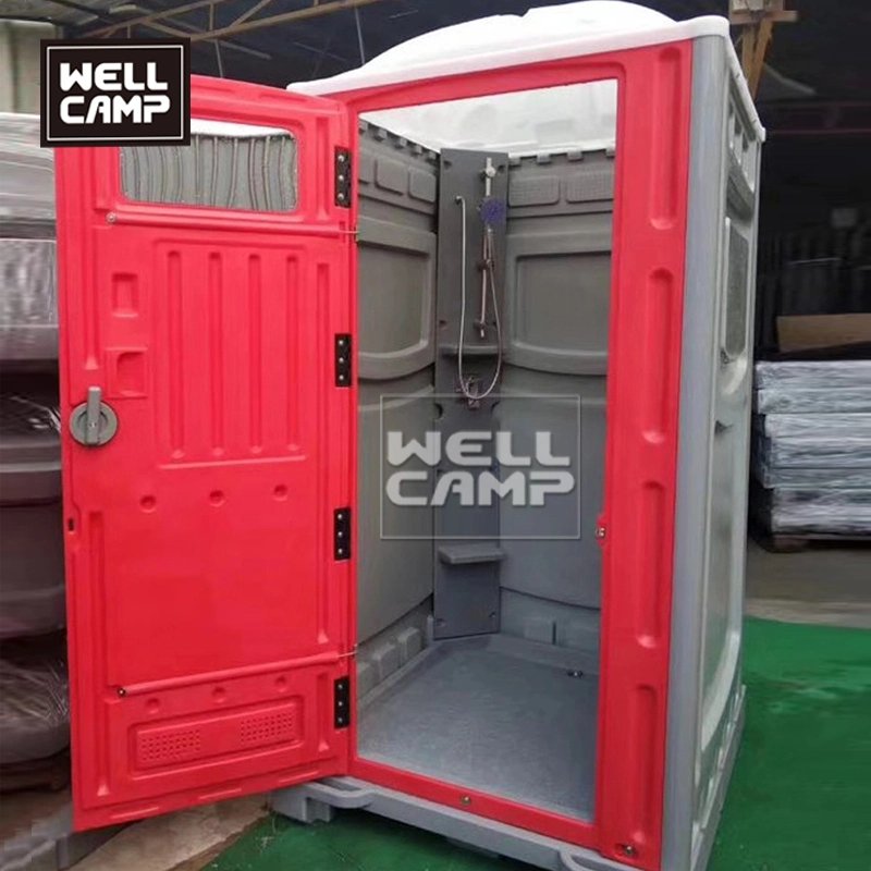 Outdoor Plastic Mobile Sitting Toilet with Electric System for Sale