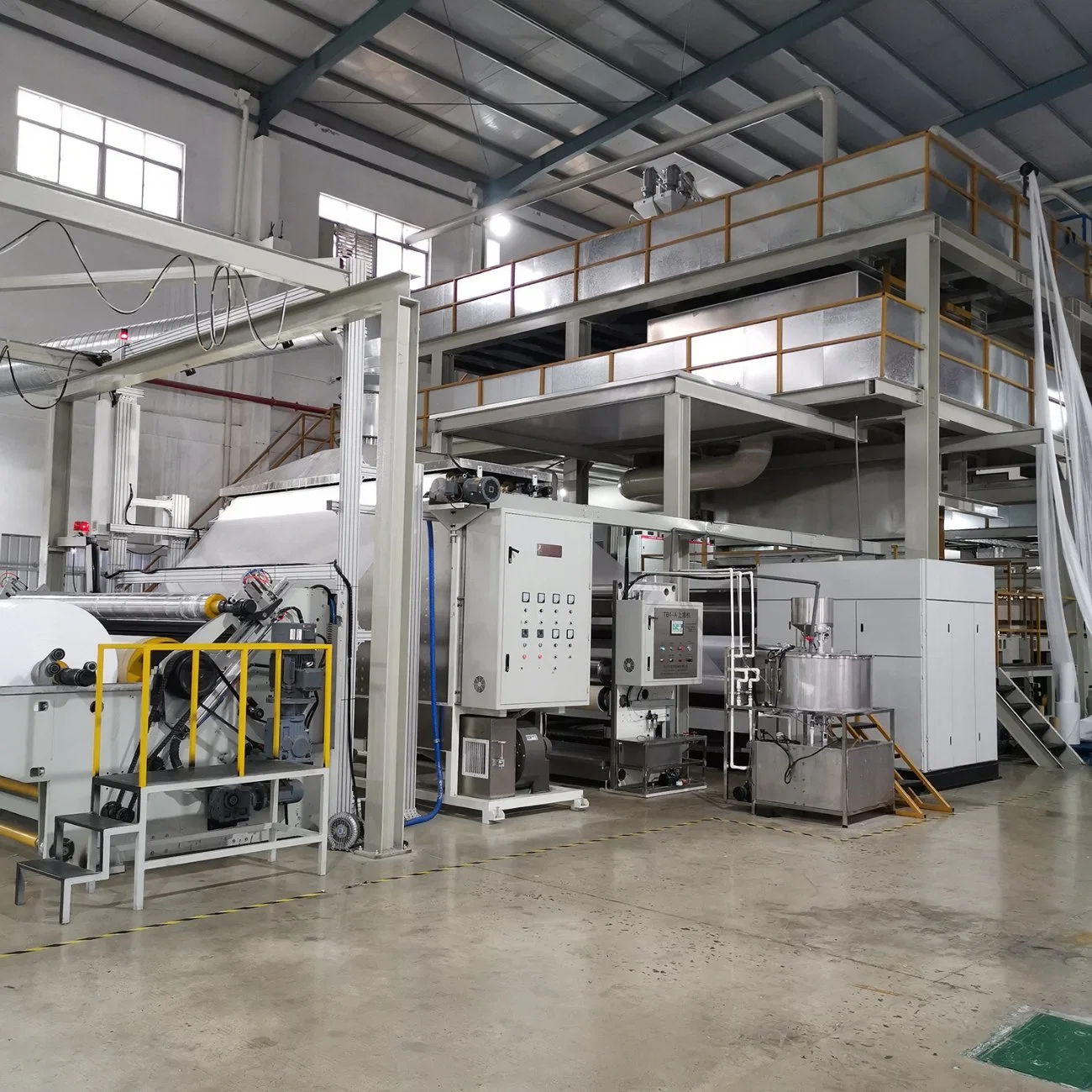 PP Material SMS Spun Melt Nonwoven Fabric Making Machine Manufacturer Supplier