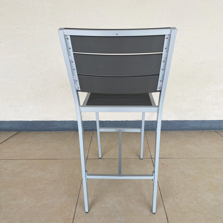 Popular Home Decoration High Seat Bar Chair for Outdoor Furniture Backyard Garden Patio Metal Chair