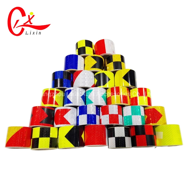 7.5cm*25m Arrow Black Yellow 3m Reflective Tape Saudi Arabia