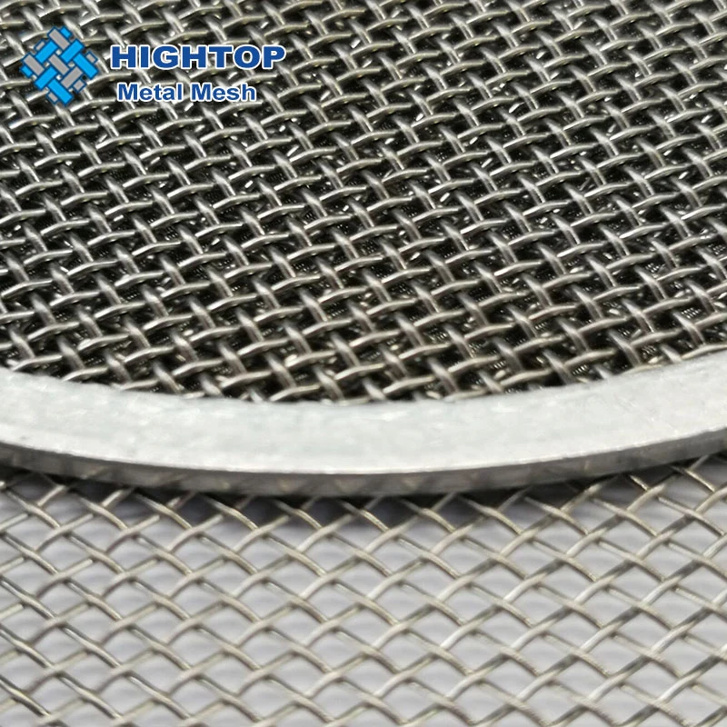 Extrusion Dedicated Filter Mesh 1 Micron Diameter Stainless Steel Round Mesh Filter Disc