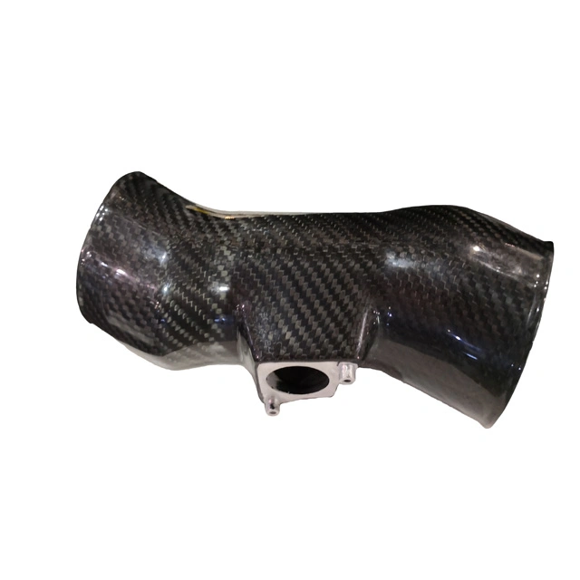 High quality/High cost performance  Universal 3K Twill Glossy Carbon Fiber Cold Air Intake Pipe