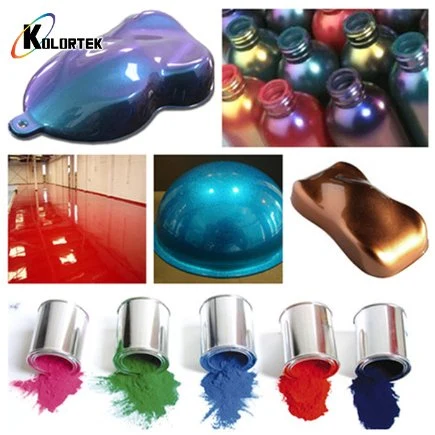 Pearlescent Effect Metallic Paint Colors Pigments