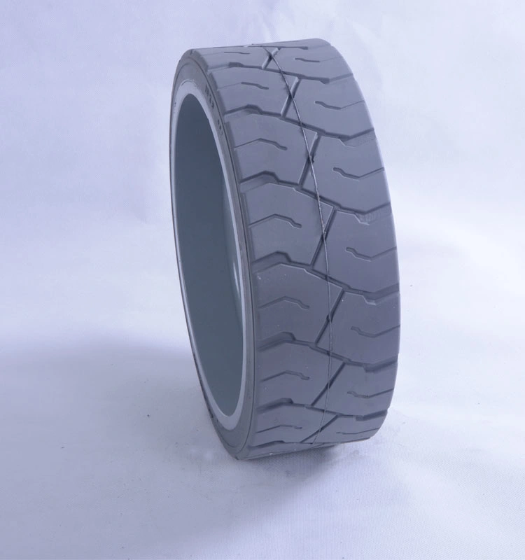 306X115X237 Mould on Solid Tyre Industrial Rubber Wheel Tire for Aerial Work Platform Scissor Lift