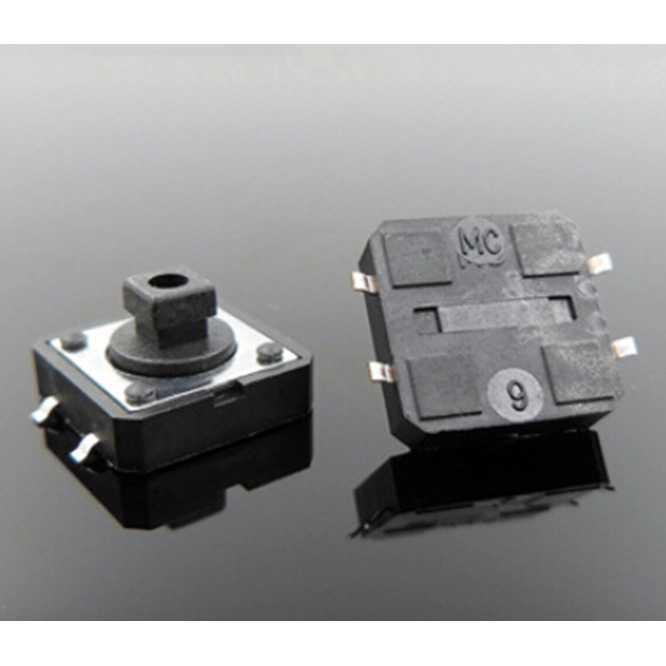 Tacto DIP Switch con 6*6*6mm mango redondeado de 4 pines