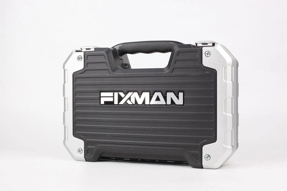 Fixman 1/2" & 3/8" &1/4" Mechanic 120PCS Socket Household Tools Box Kit Set Repair Tool