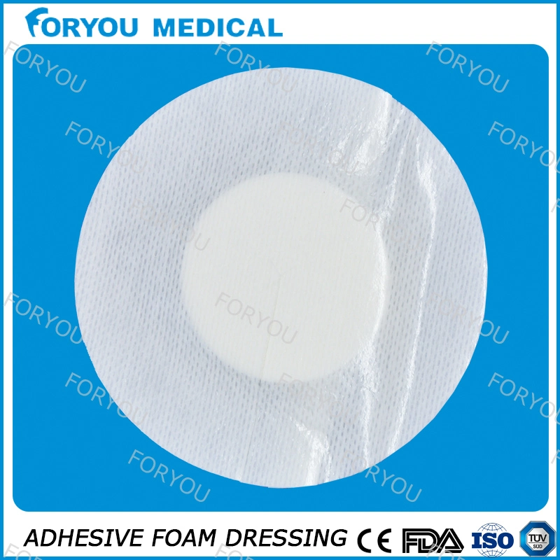 Medical Ostomy Foam Wound Dressing Non Woven Adhesive Dressing