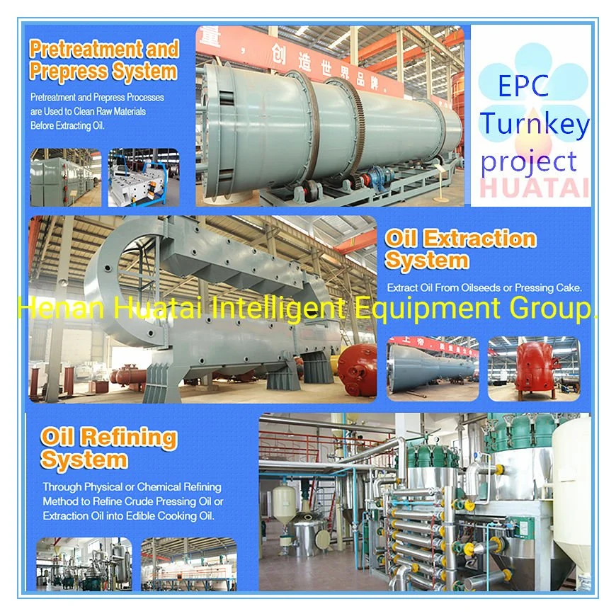 Oil Plant Turnkey Project Full Automatic Sunflower Oil Solvent Extraction Plant Refinery Oil Production Line