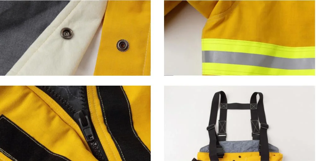 Fireman&prime; S Clothes Fire Suit Rescue Command Uniform Firefighter Coats CE& ISO