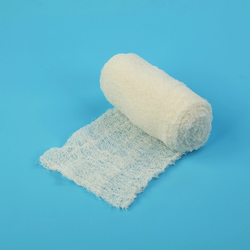 Factory 100% Pure Cotton Medical Disposables Natural Fibers Gauze Roll for Hospital