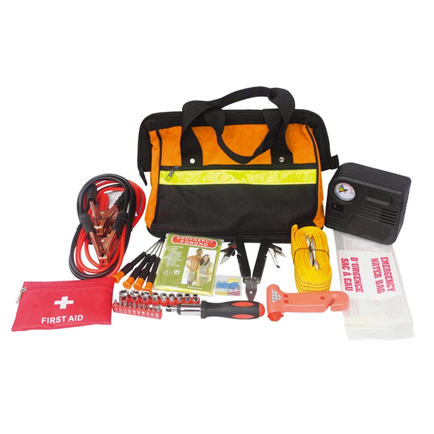 Justin Case Auto Safety Kit Travel Set Emergency Roadside Tools