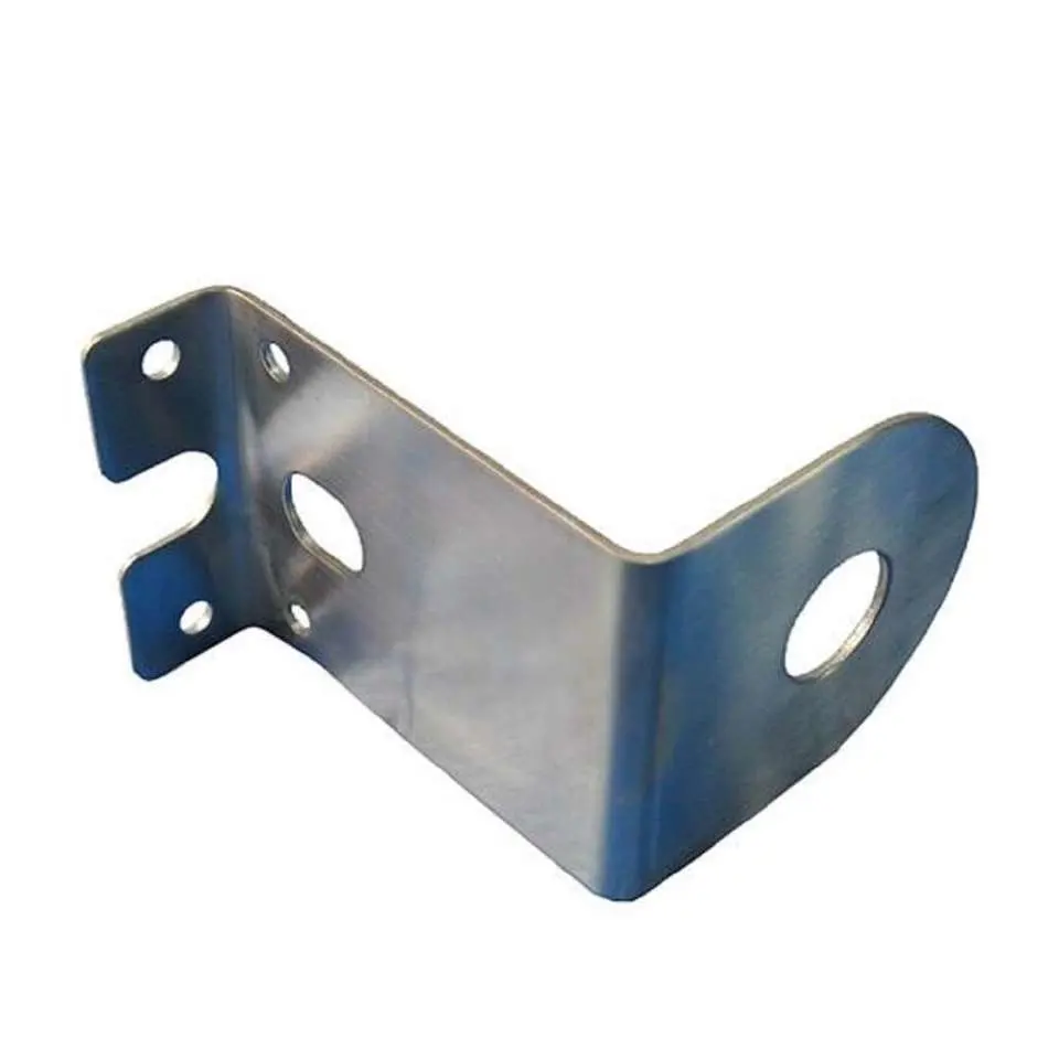 OEM 45 Degree Galvanized Stainless Steel Aluminum L Z Shape Flat Industrial Metal Right Slotted Corner Angle Wall Bracket