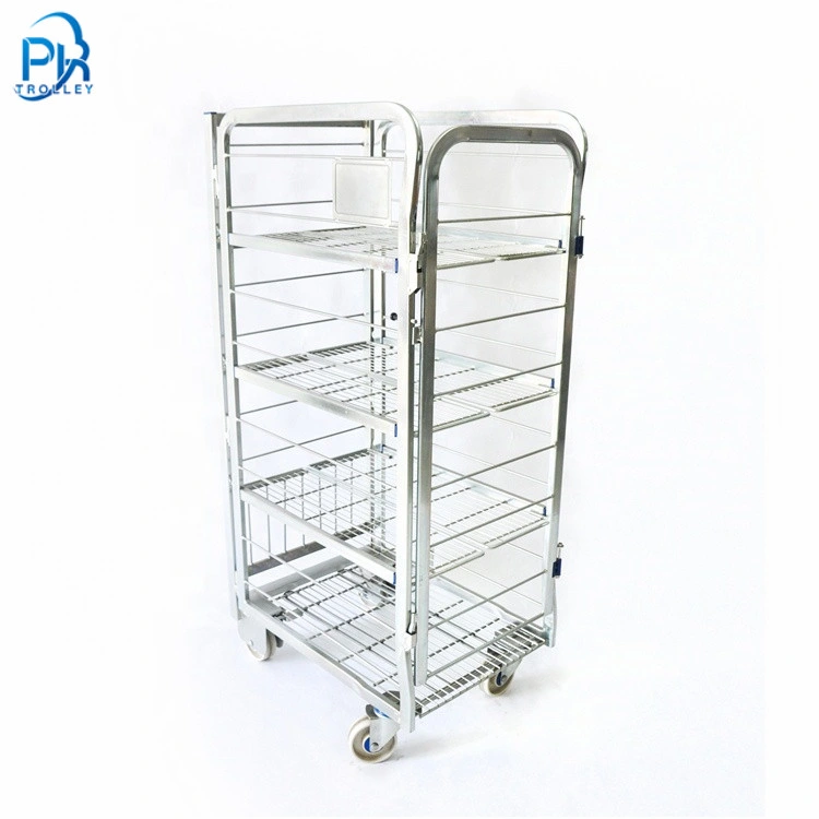 Warehouse Storage Wire Cage Logistics Trolley