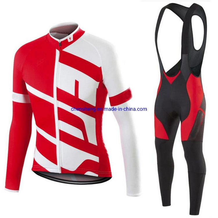 Custom Cycling Winter Jersey Set Cycling Clothing Bike Clothes Long Sycle Suit Wear for Men