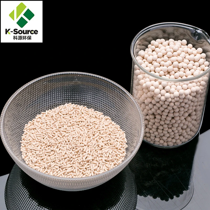 3-5mm 13X APG Zeolite Molecular Sieve Desiccant Adsorbent Balls for Carbon Dioxide Moisture Removal in Air Purification Compressor Dryer