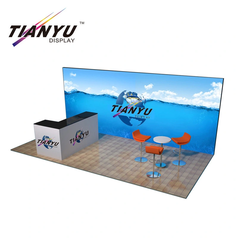 Fast Delivery Clothes Booth Display with LED Lights