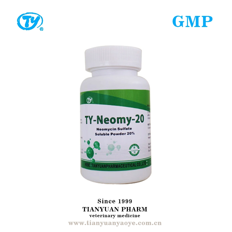 Veterinary Medicine Neomycin Sulfate Soluble Powder 20% 32.5% Factory