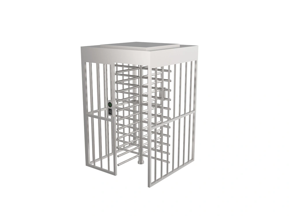 RFID Reader Time Attendance Full Height Turnstile Security Gate for Factories