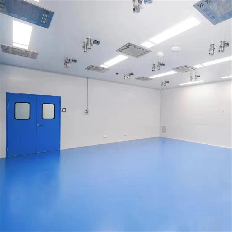 Fireproof PPGI Stainless Steel Cleaning Sliding Door for Foof Industrial Cleanroom