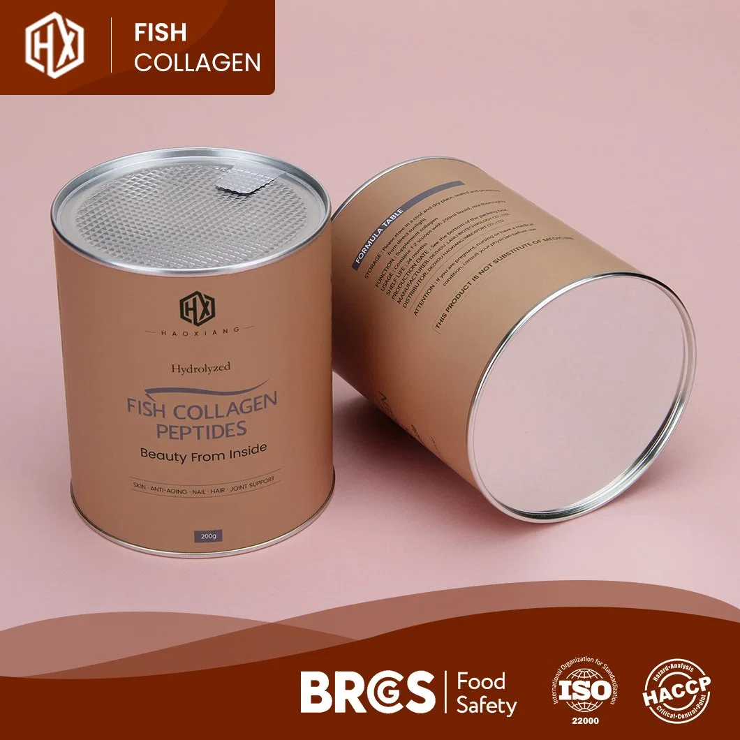 Taiwanmei China Manufacturing Better Marine Collagen Peptides Powder Collagen Plus Protein Powder Lighten Dark Circles Cod Skin-Hydrolyzed Fish Collagen Powder