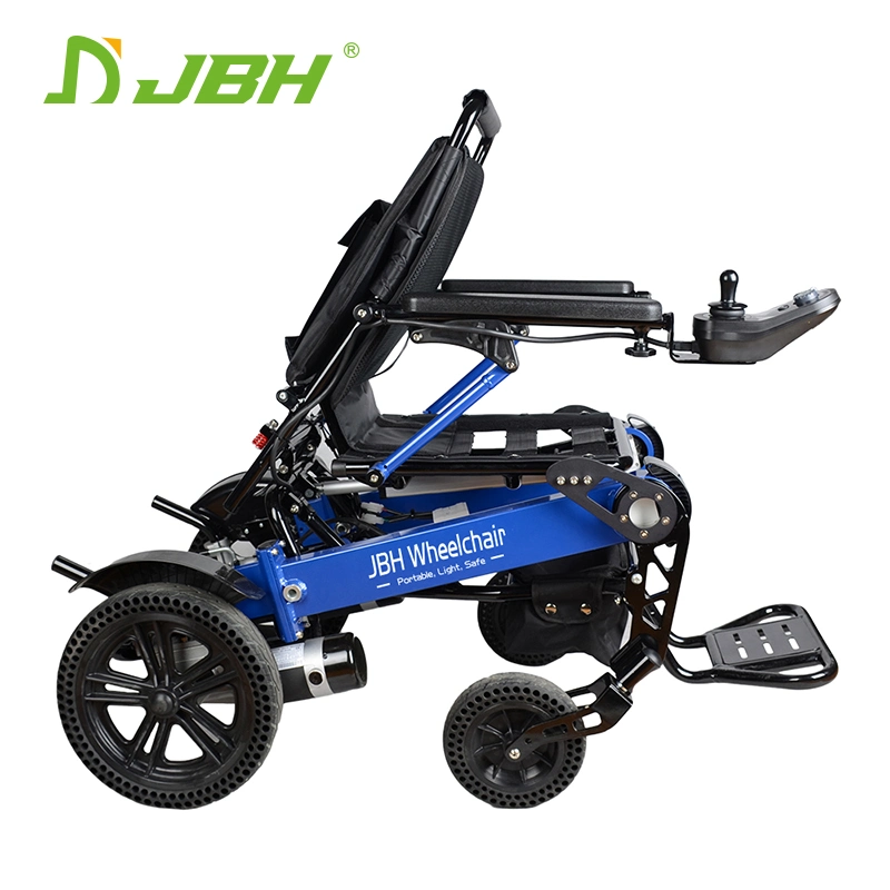 CE FDA Certified Medical High-Back Outdoor Folding Electric Wheelchair