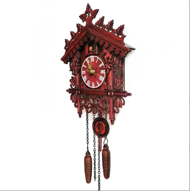 Wholesale/Suppliers Wooden Watch Box Cuckoo Wall Clock Home Decor