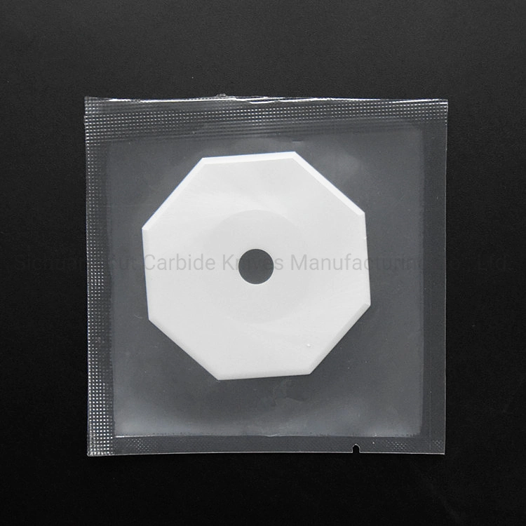 Zirconium Oxide 8 Sides Ceramic Blade Manufacturer for Double-Sided Tweed Cutting