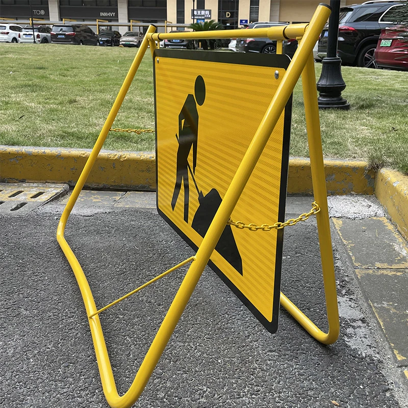 Traffic Control Temporary Road Work Swing Stand Sign