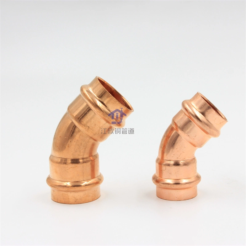 Copper Press Elbow 90 Degreee Plumbing Water Gas Watermark Approved