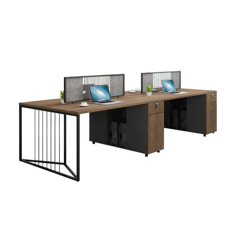 Simple and Modern Staff Office Desk Wooden Office Furniture