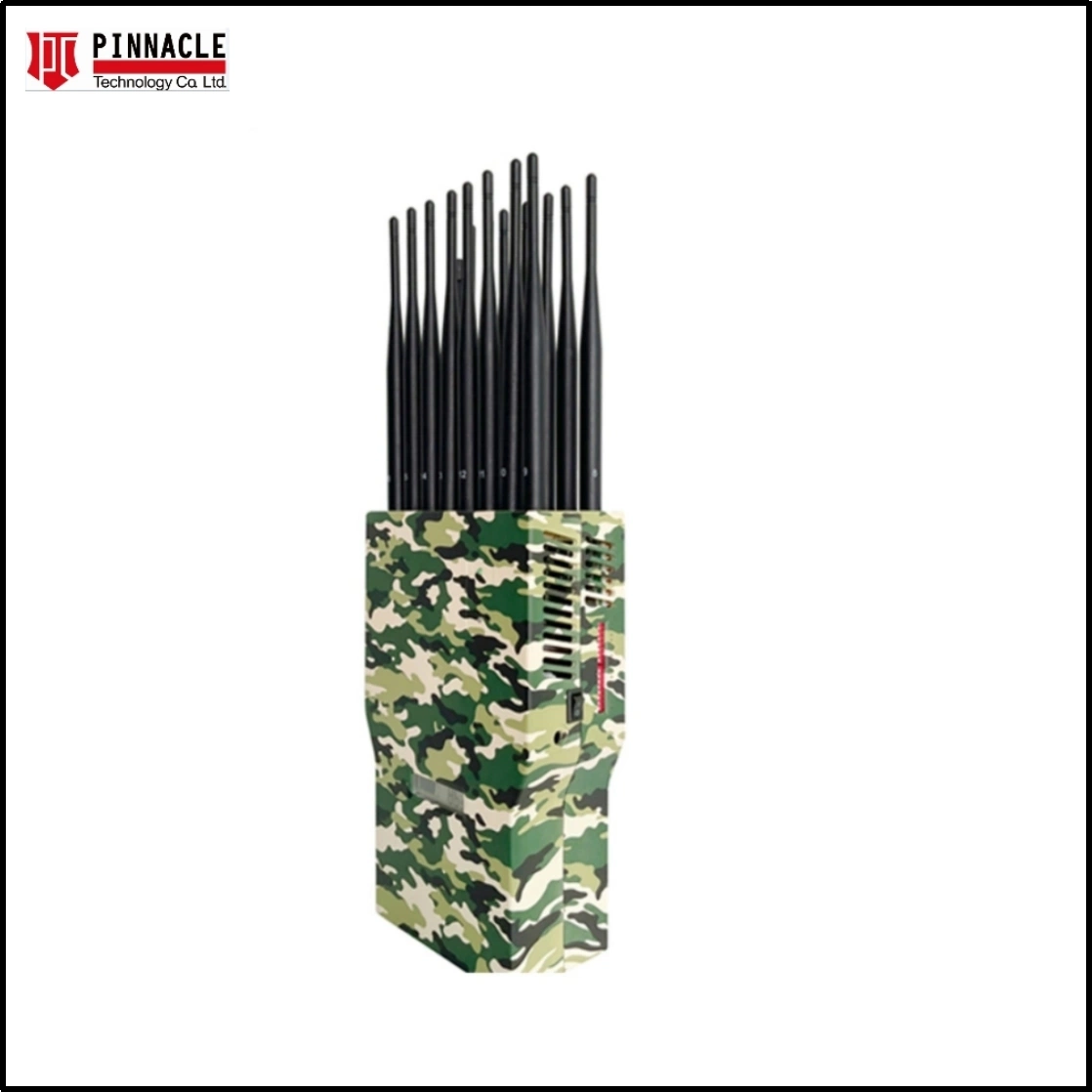 Handheld 16 Antennas WiFi Radio GSM 3G 4G 5g Mobile Phone Jammer