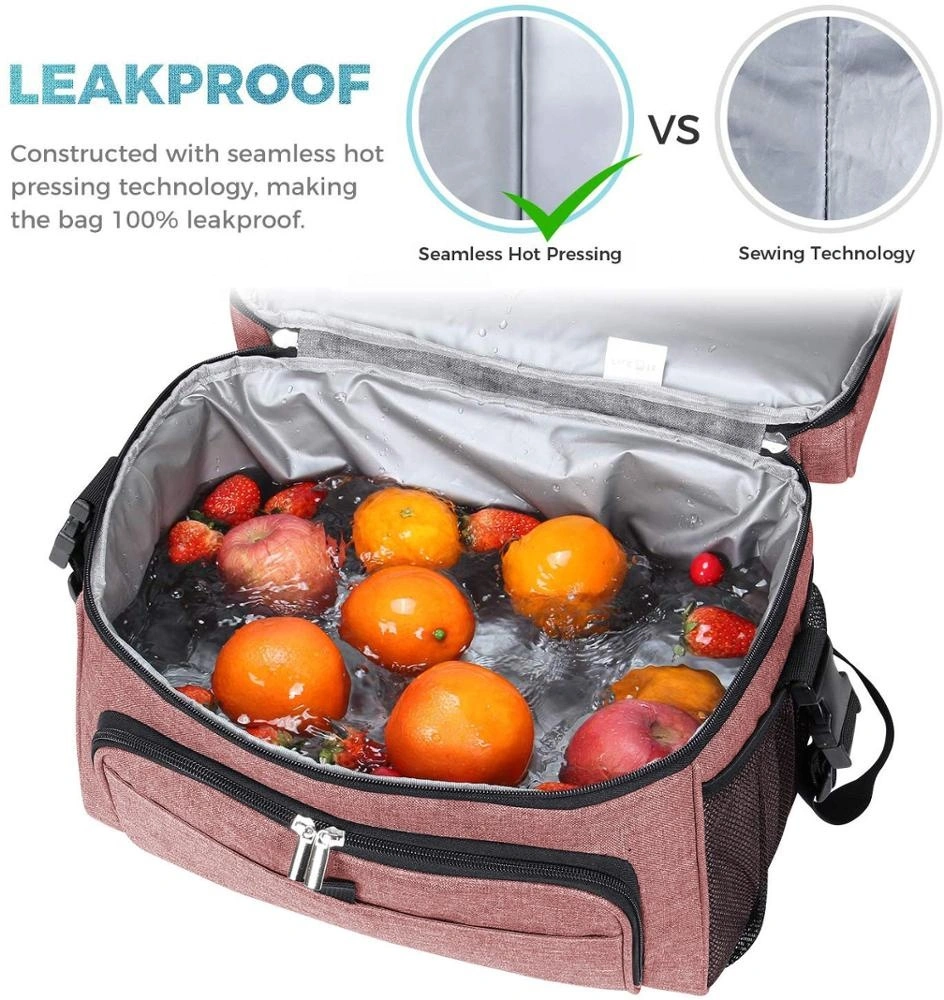 Soft Leakproof Liner Tote Insulated Cooler Lunch Bag Picnic