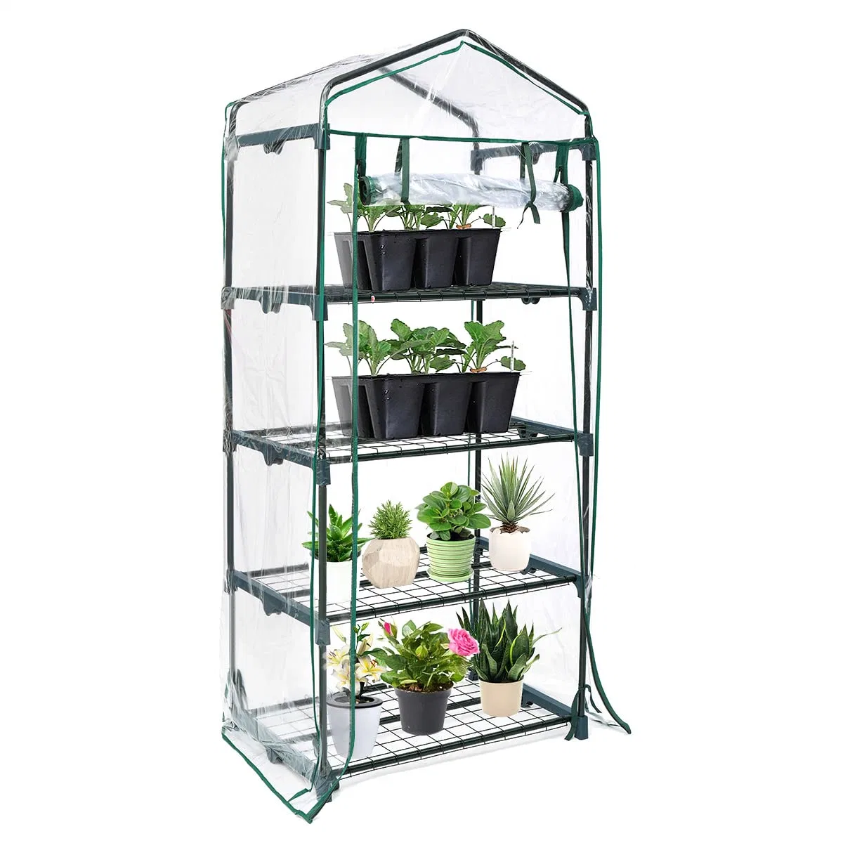 Outdoor Waterproof 2 / 3 / 4 Tier Mini Greenhouse for Garden