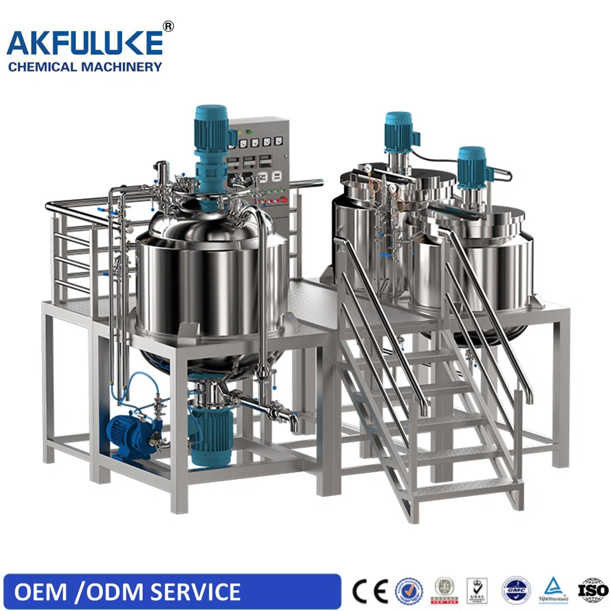 Paste Cream Liquid Soap Vacuum Homogeneous Emulsifier Mixing Chemical Making Machine Chemicals Making Production Equipment Small Liquid Soap Making Machine F83