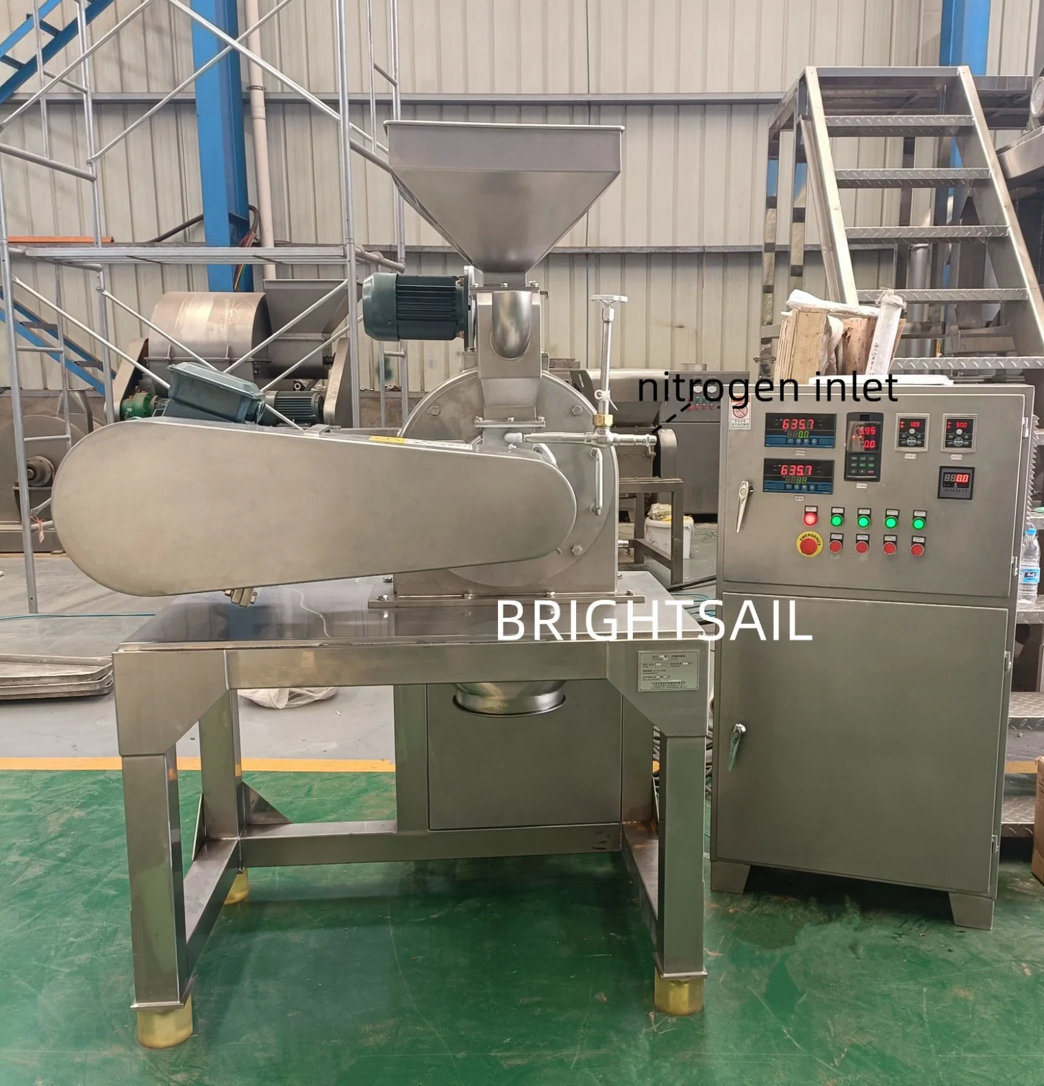 Brightsail Wide Chamber Pin Mill for Oil Spice Seeds Coriander Cumin Mustard Pepper Powder Grinding Machine