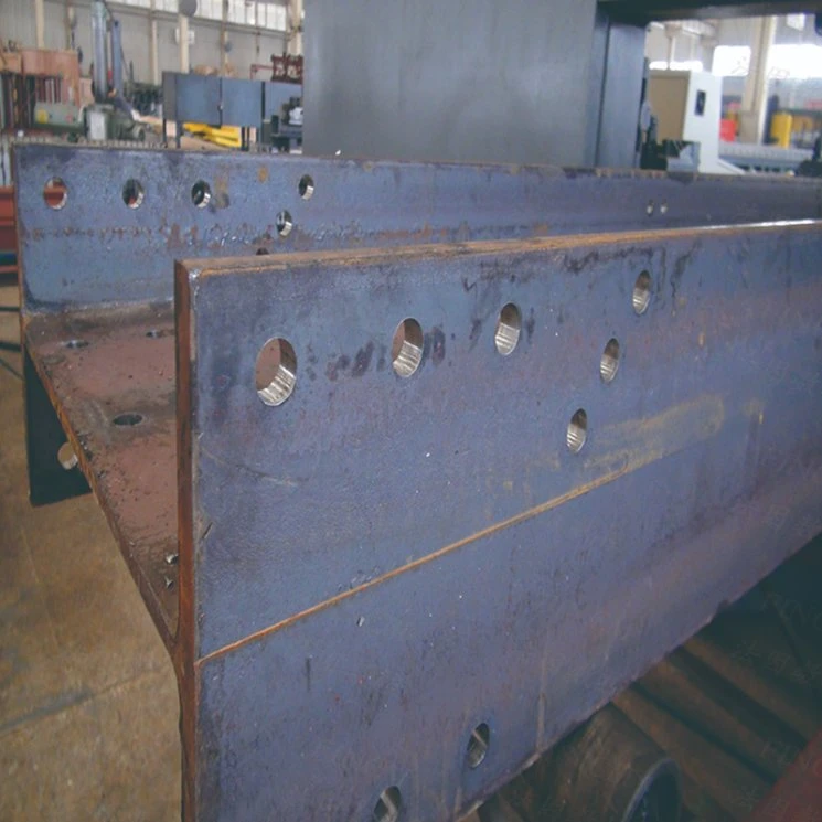 Stahlkonstruktion H-Beam CNC Hydraulisches Hochgeschwindigkeitsbohren