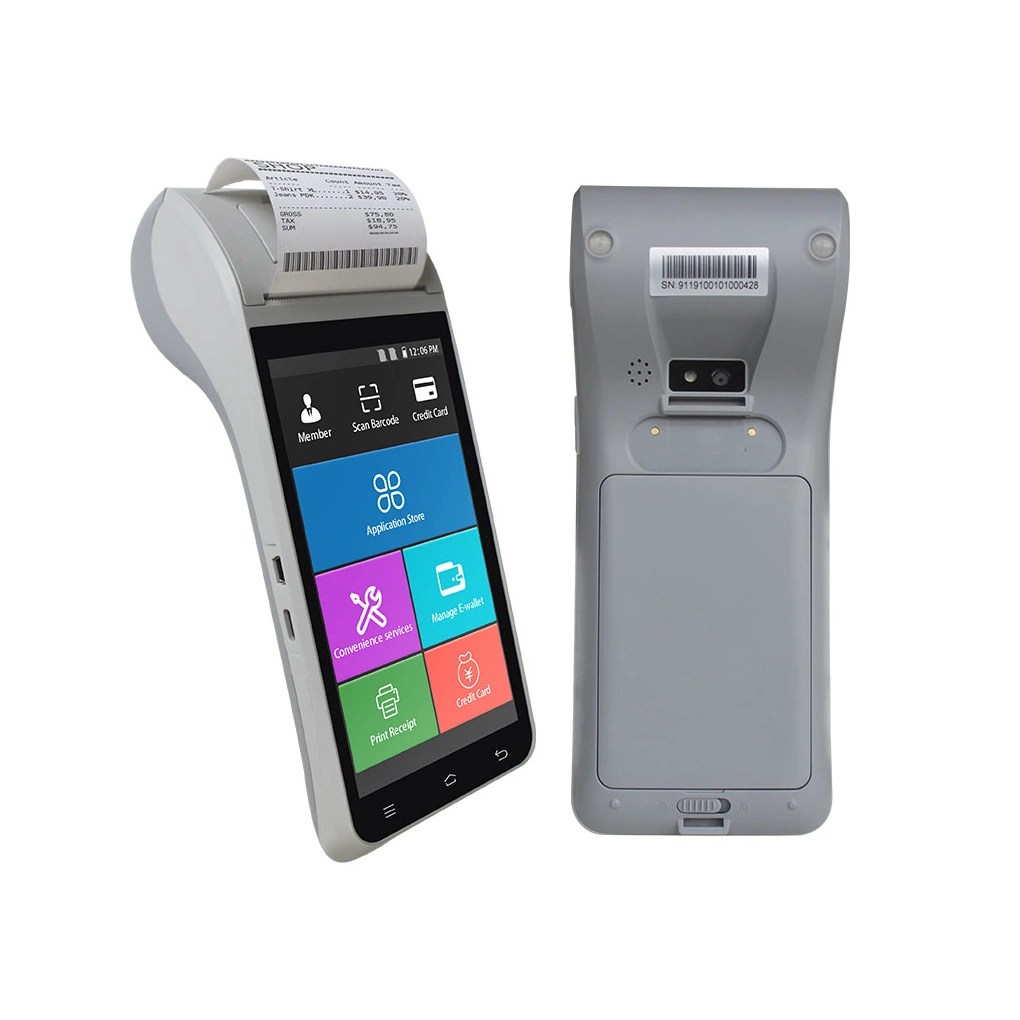 Wholesale/Supplier Wireless Handheld Portable Android POS Terminal Po Terminals with Thermal Printer