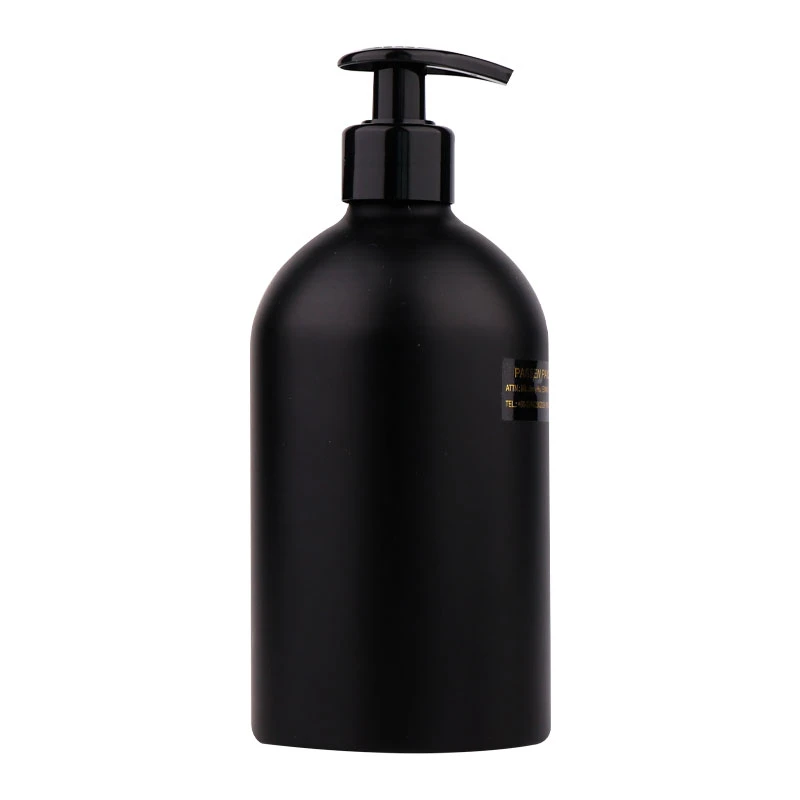 Black 50ml 100ml 200ml 300ml 500ml Empty Aluminum Bottle for Cosmetic Packing