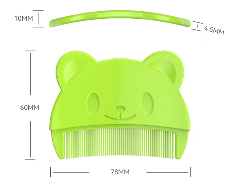 2023 Hot Product Cute Design Infant Hair Brush Reusable Safety Baby Comb