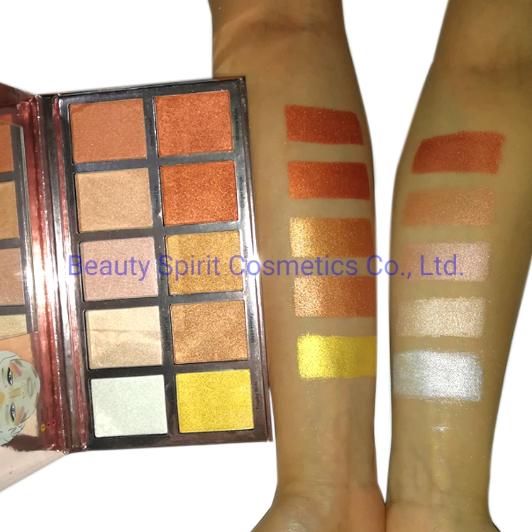 OEM High Pigment Eyeshadow Face Highlighter Makeup Palette Cosmetics Kit