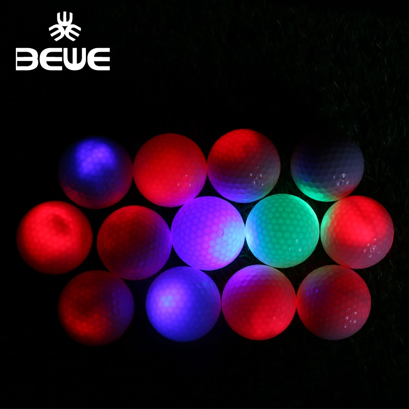 Großhandel Glow in Dunkel bunt blinkende Leuchtende Golfball