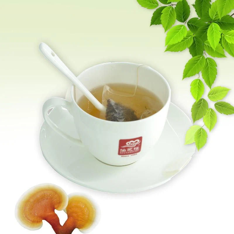 Ganoherb Amazon hot торговли Китая травяной Reishi женьшенем зеленого чая частных Изготовители наклеек