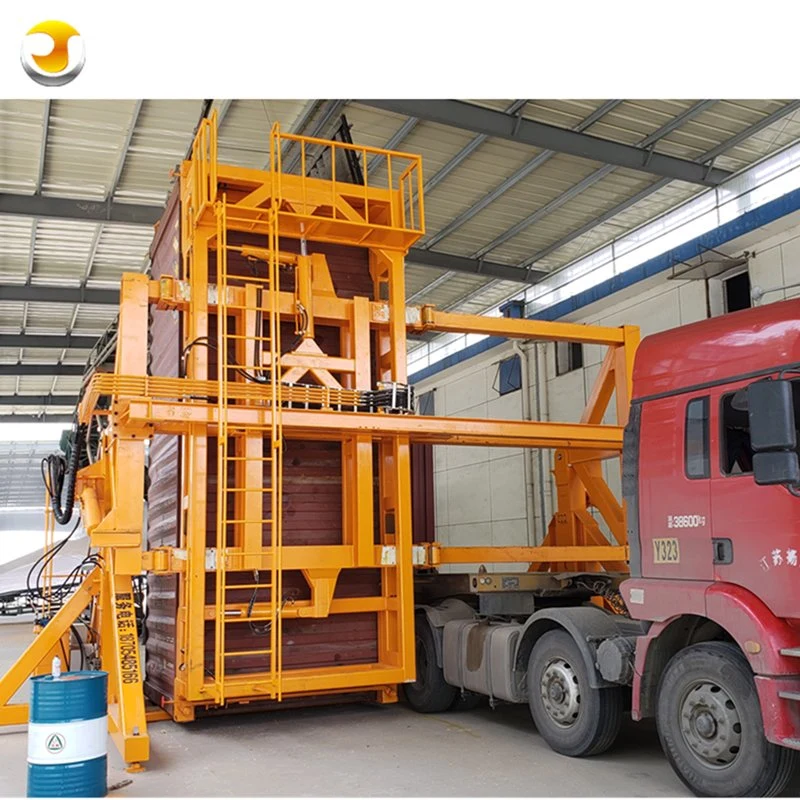 Cheaper Price Diesel /Electric Powered Hydraulic 20FT Container Tilter Equipment for Fast Container Loading and Unloading