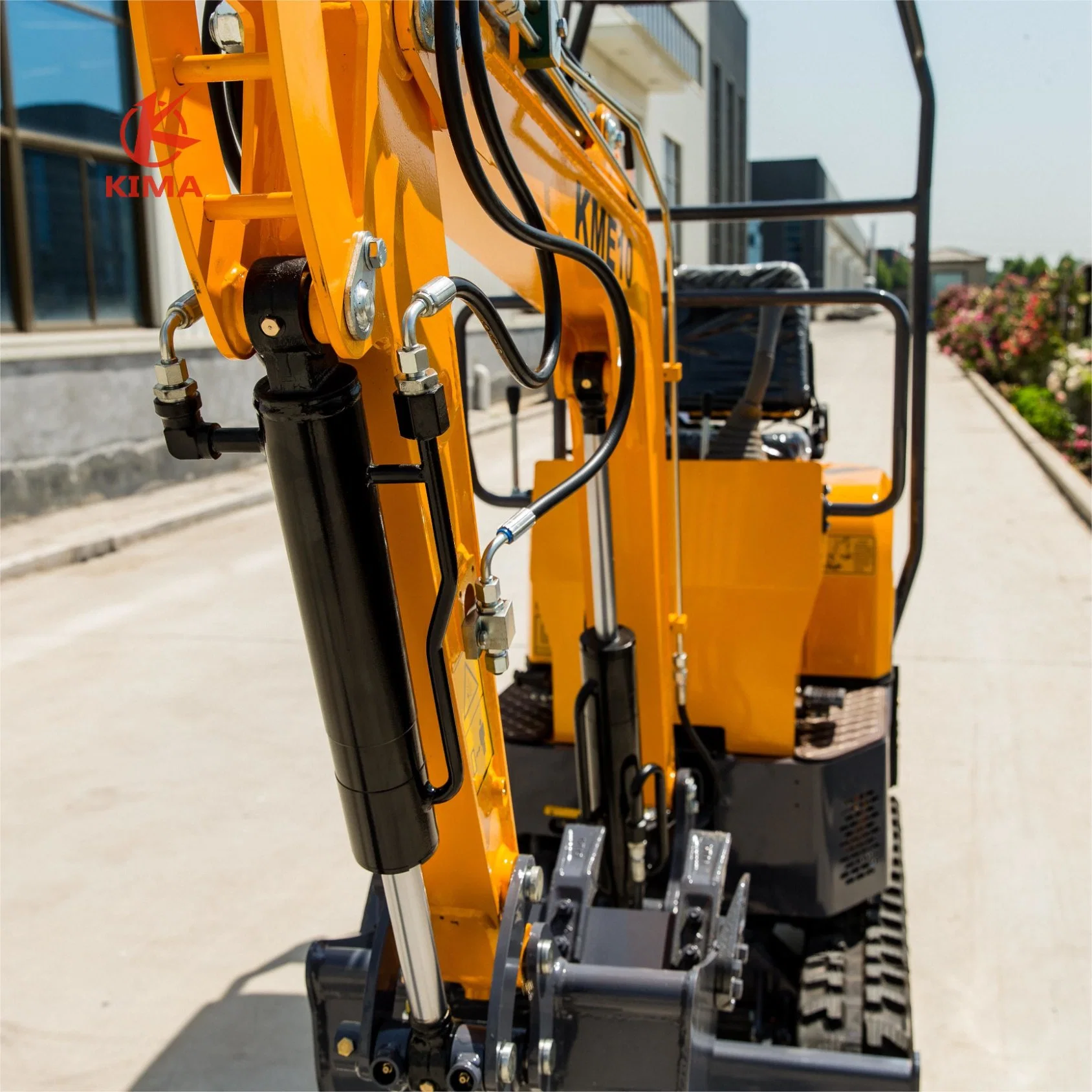 1,0 Ton chinesische Raupengraben Ausrüstung Mini Bagger mit CE