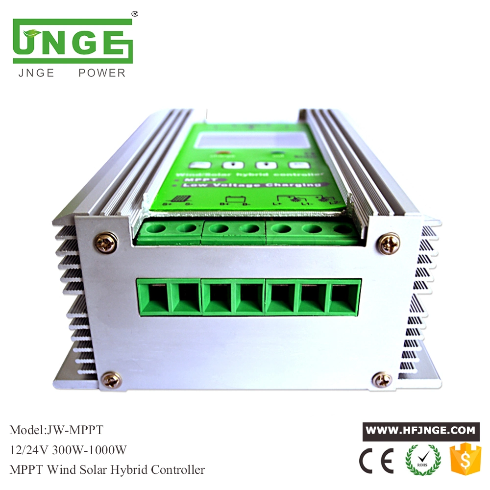 800W MPPT Solar Wind Charge Controller 12/24V Auto For 500W wind+300W solar with free dump load 24V