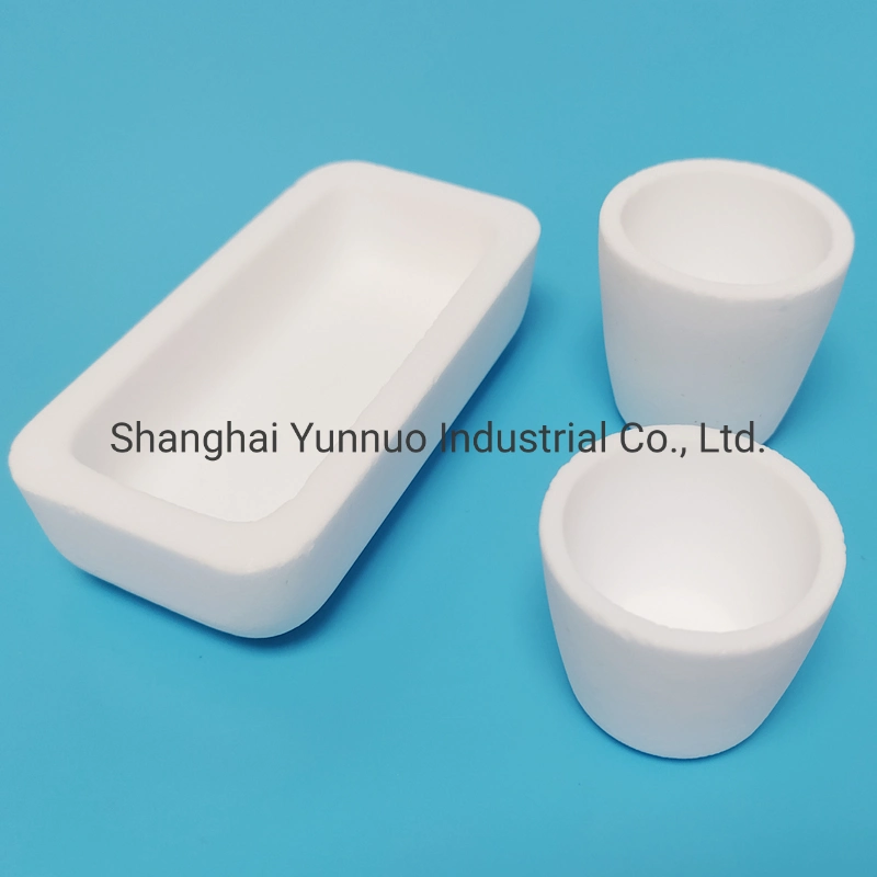 Opaque Translucent Fused Silica Crucible Quartz for Lab