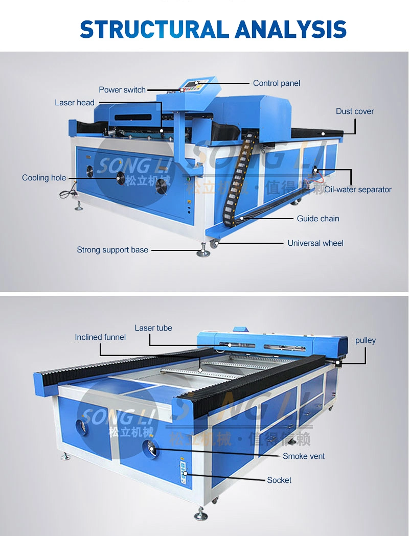 1325 130W CO2 Laser Cutting Acrylic Engraving Machine Big Power Laser Engraving Machine