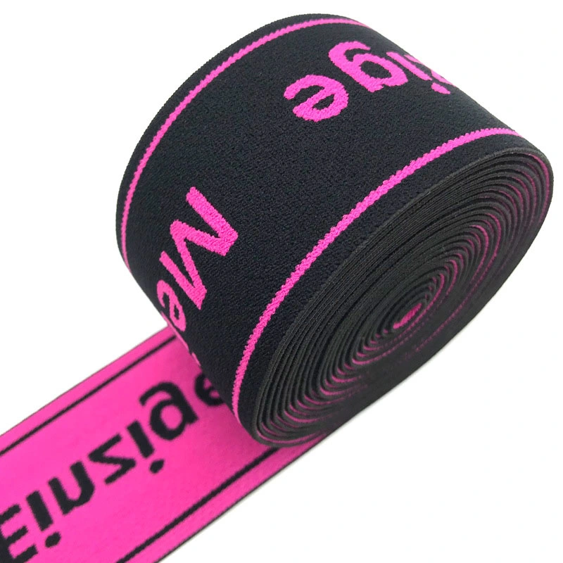 Professional Factory Jacquard Customized Underwear Webbing Nylon Waistband Elastic Band